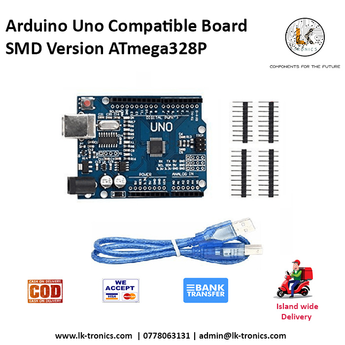 Arduino Uno Compatible Board SMS version ATmega328P