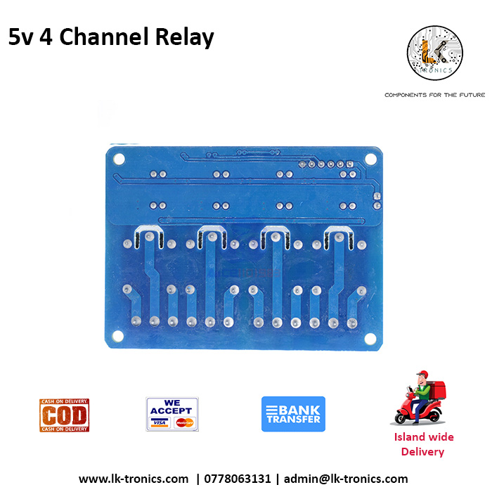 5v 4 Channel Relay