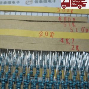 Set 600pcs 30 Kind 1 4W Resistance 1 Metal Film Resistor Assorted Kit Each 20 Free