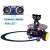 Adeept 3WD Bluetooth Smart Robot Car Kit Stem Arduino Starter Learning Kit for Arduino R3 with 2