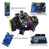 Adeept 3WD Bluetooth Smart Robot Car Kit Stem Arduino Starter Learning Kit for Arduino R3 with 4