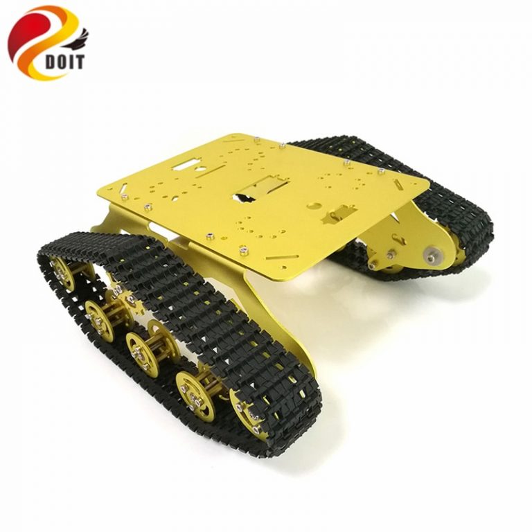 DOIT TS300 Tracked Robot Smart Car Platform with Damping Effect System for Arduino Raspberry Pi DIY 3