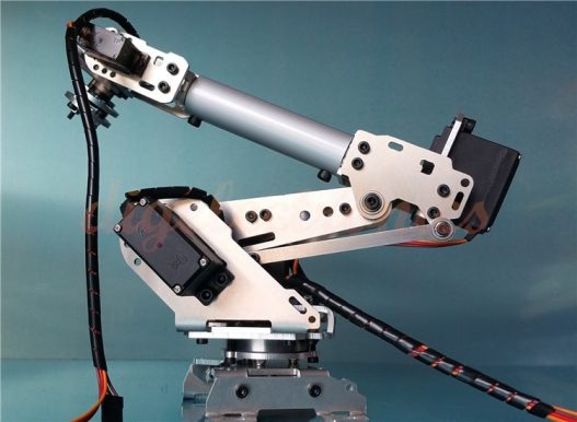 6 Axis Mechanical Aluminium Robot Arm with Bearings | LK-Tronics