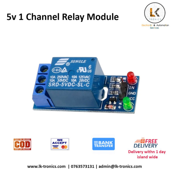 5v 1 Channel Relay Module