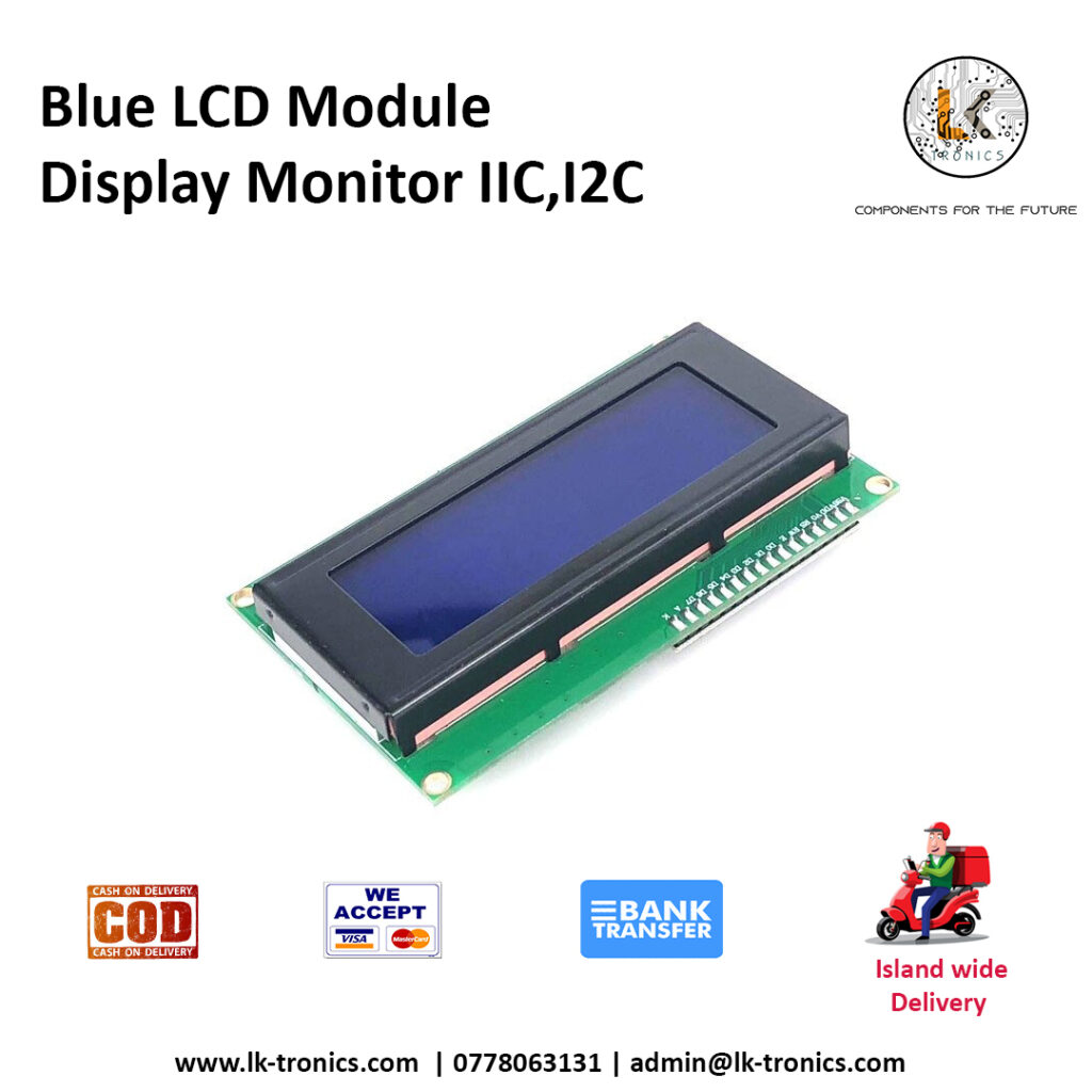 LCD 2004 Module Display Monitor IIC I2C