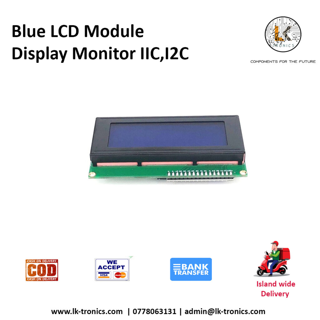 LCD 2004 Module Display Monitor IIC I2C