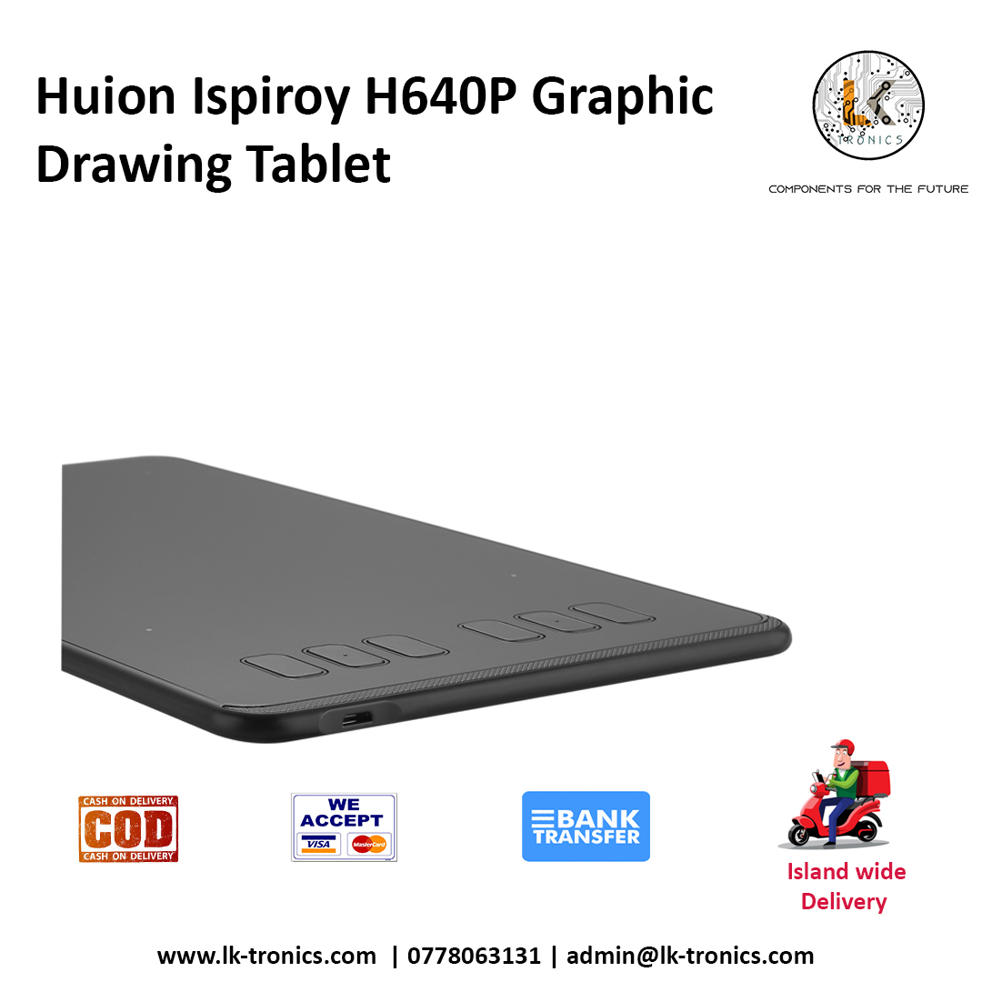 Huion inspiroy h640p graphic drawing tablet