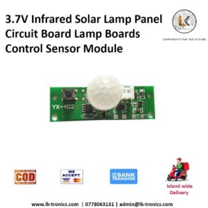 3.7V Infrared Solar Lamp Panel Control Sensor