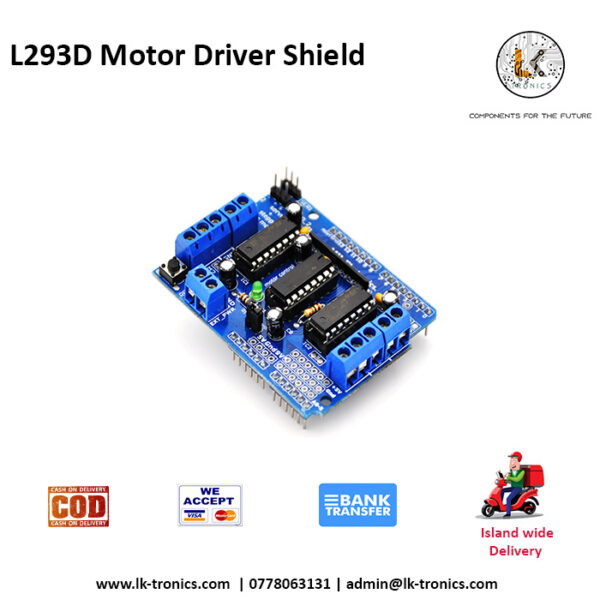 L293D Motor Driver Shield