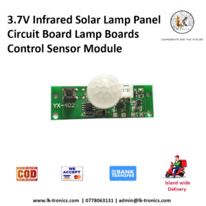 3.7V Infrared Solar Lamp Panel Control Sensor