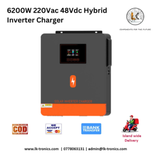 PowMr 6200W Hybrid Inverter Charger 220Vac 48Vdc
