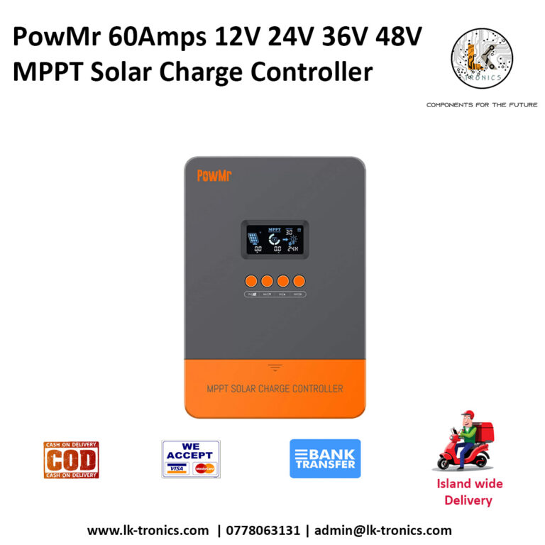 PowMr 60Amps 12V 24V 36V 48V MPPT Solar Charge Controller