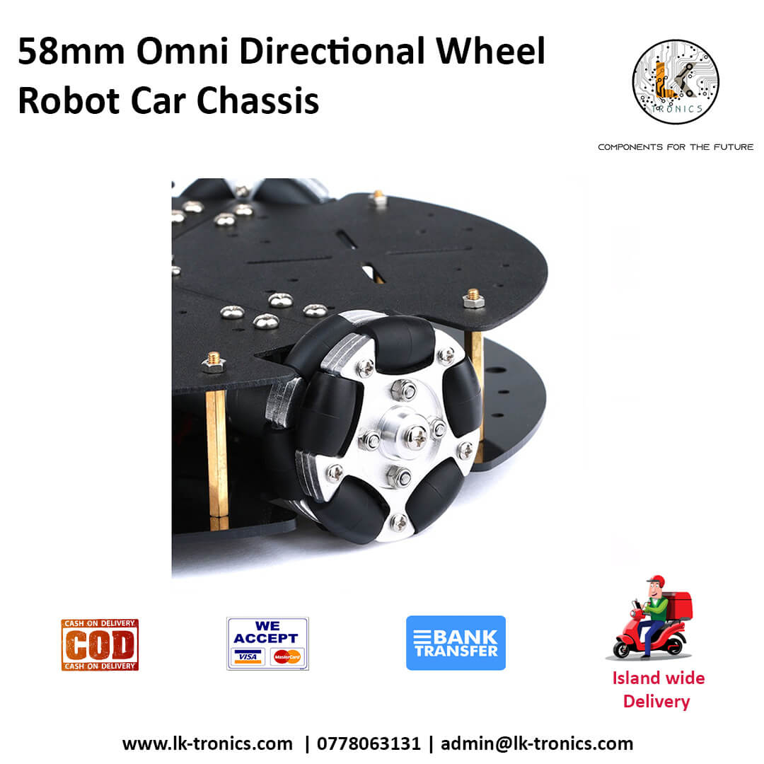 Buy 58mm Omni Directional Wheel Robot Car