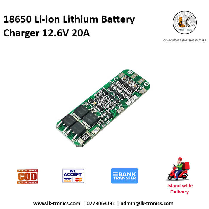 18650 Li-ion Lithium Battery Charger 12.6V 20A