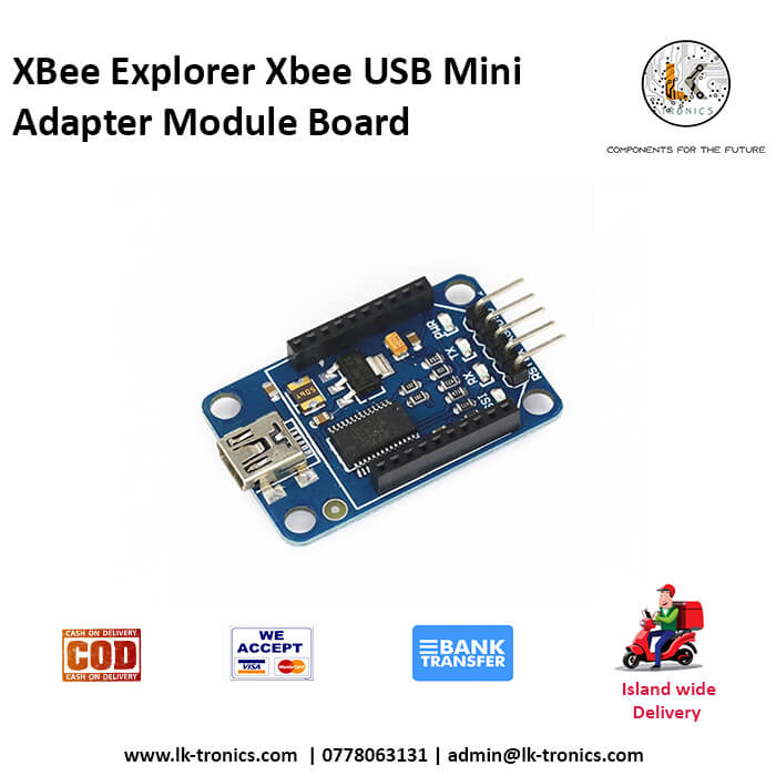 XBee Explorer Xbee USB Mini Adapter Module Board