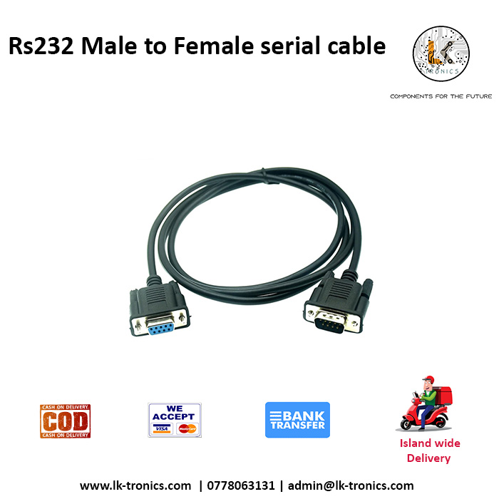 Rs232 Male to Female serial cable