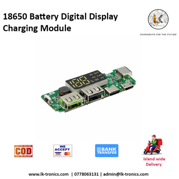 18650 Battery Digital Display Charging Module