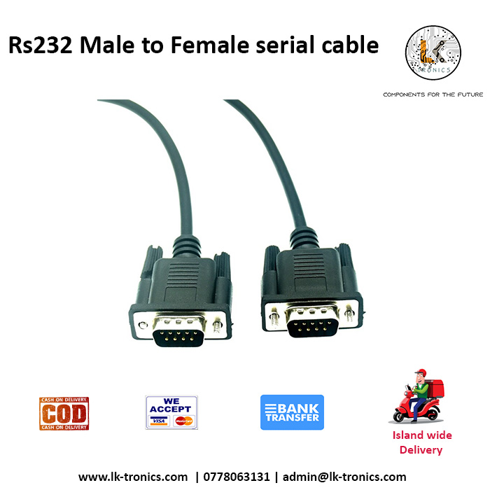 Rs232 Male to Female serial cable