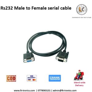 RS232 serial cable Male to Female  | DB9 Extension Sri Lanka