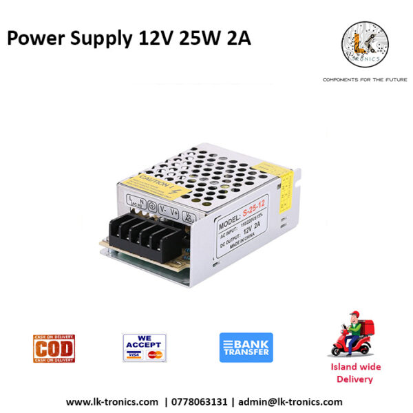 Power Supply 12V 25W 2A