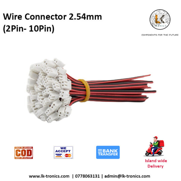 Wire Connector 2.54mm (2Pin- 10Pin)