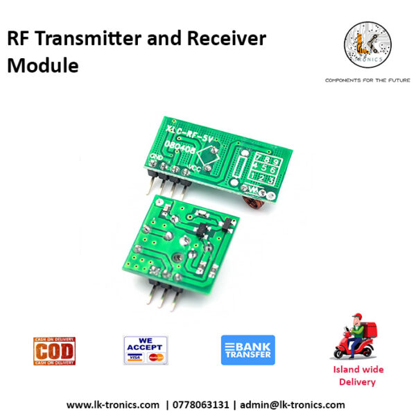 RF Transmitter and Receiver Module 433 MHz Link Kit