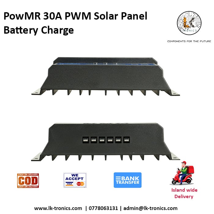 Powmr 30A PWM Solar Panel Battery Charge