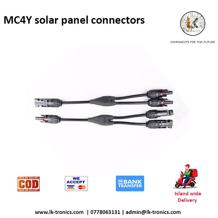 Mc4y solar panel connectors