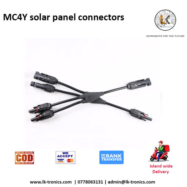 Mc4y solar panel connectors