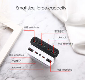 Fast Charging 18650 Power Bank Cases