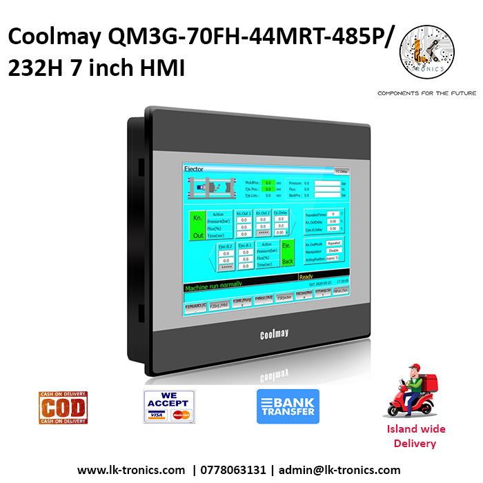 Coolmay QM3G-70FH-44MRT-485P/232H 7 inch HMI