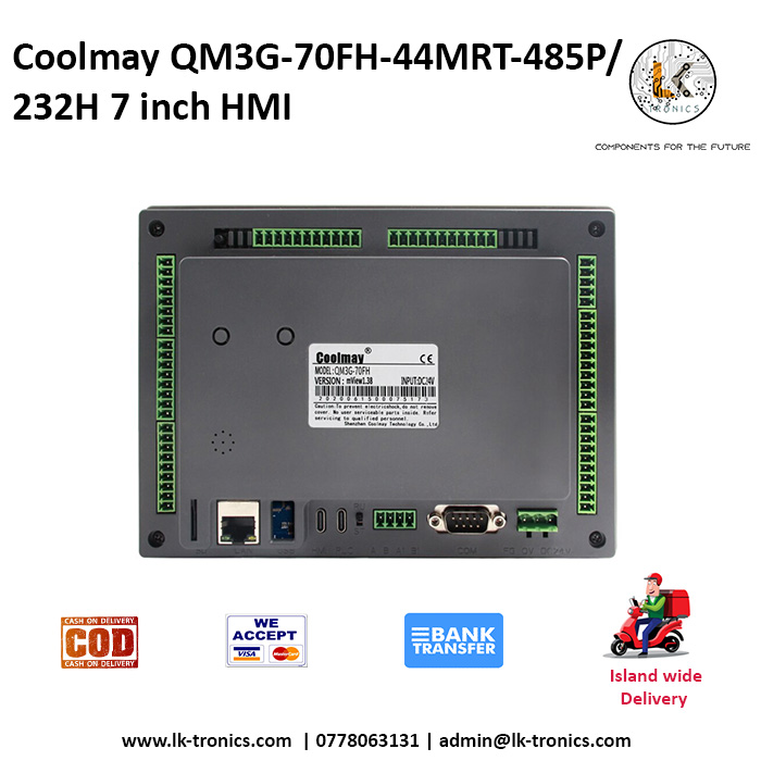 Coolmay QM3G-70FH-44MRT-485P/232H 7 inch HMI