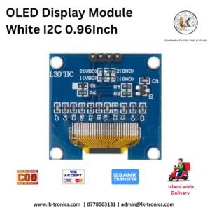 OLED Display Module White I2C 0.96Inch