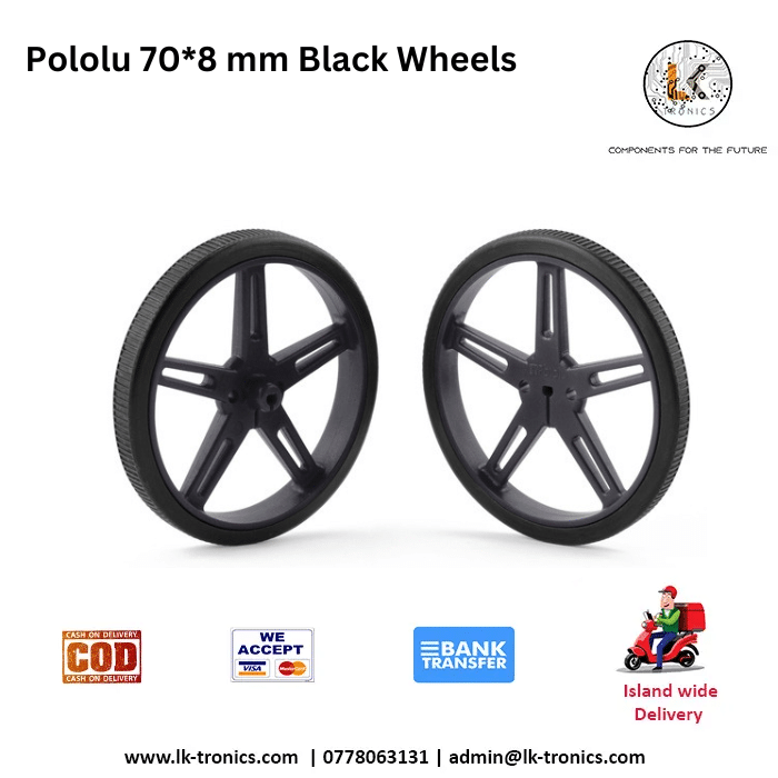 Black plastic Wheels