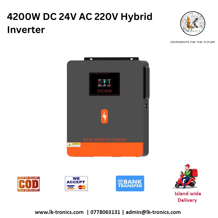 4200W DC 24V AC 220V Hybrid Inverter
