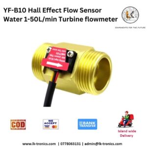 YF-B10 Hall Effect Flow Sensor Water 2-50L/min Turbine Flowmeter