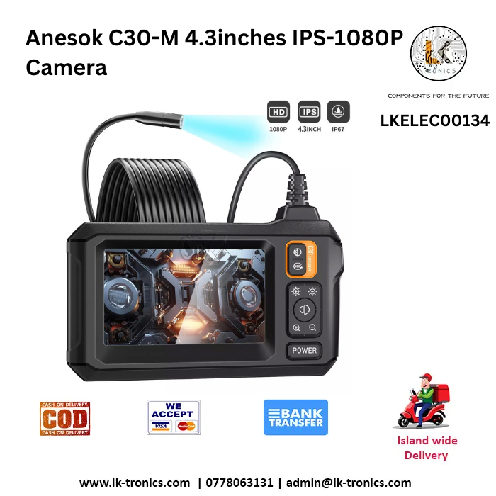 Anesok 1080P Camera C30-M 4.3inches IPS