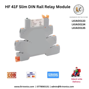 HF 41F 5V/12V/24V Slim DIN Rail Relay Module