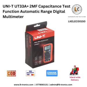 UNI-T UT33A+ 2MF Capacitance Test Function Automatic Range Digital Multimeter