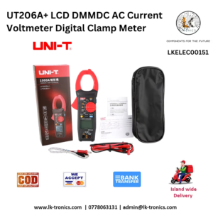 UT206A+ LCD DMM DC AC Current Voltmeter Digital Clamp Meter