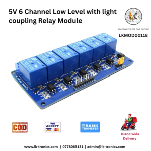 5V 6 Channel Low Level with Light Coupling Relay Module
