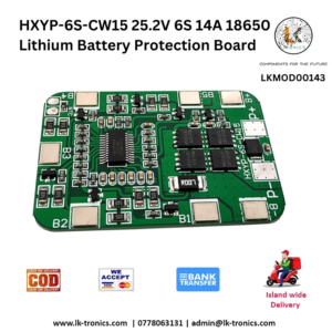 HXYP-6S-CW15 25.2V 6S 14A 18650 Lithium Battery Protection Board