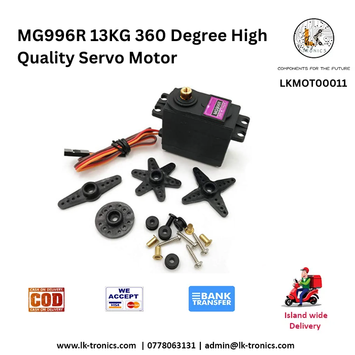 MG996R 13KG 360 Degree High-Quality Servo Motor