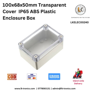 100x68x50mm Transparent Cover  IP65 ABS Plastic Enclosure Box