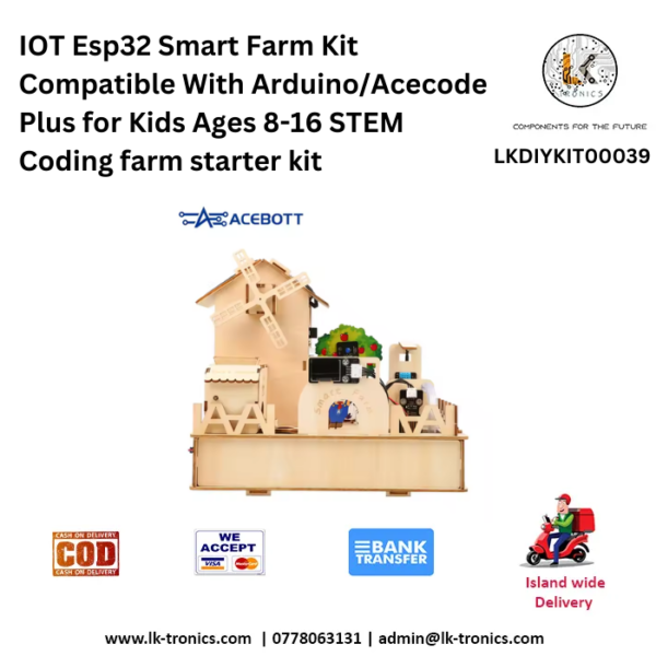 ACEBOTT IOT Esp32 Smart Farm Kit Compatible With Arduino/Acecode – Plus ...