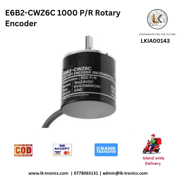 E6B2-CWZ6C Rotary Encoder | 1000P/R Sri Lanka | LK TRONICS TRADING