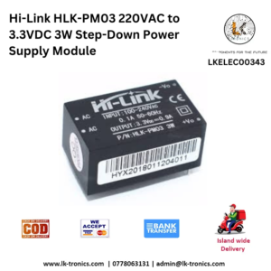 Hi-Link HLK-PM03 220VAC to 3.3VDC 3W Step-Down Power Supply Module