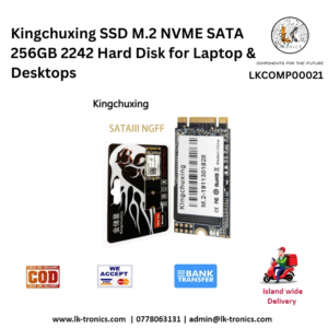 Kingchuxing 2242 256 GB NVMe/SATA SSD front view