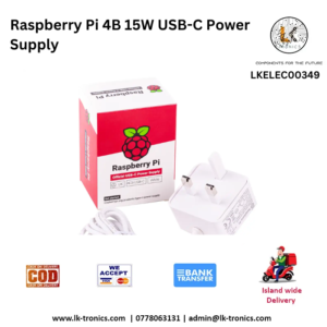 Raspberry Pi 4B 15W USB-C Power Supply