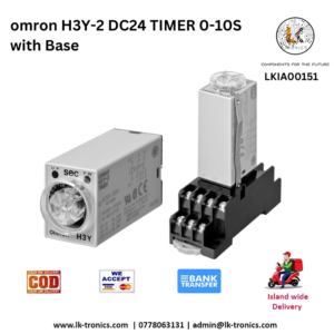 omron H3Y-2 DC24 TIMER 0-10S with Base